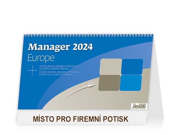 Manager Europe - stoln kalend npady na firemn vnon drky eshop